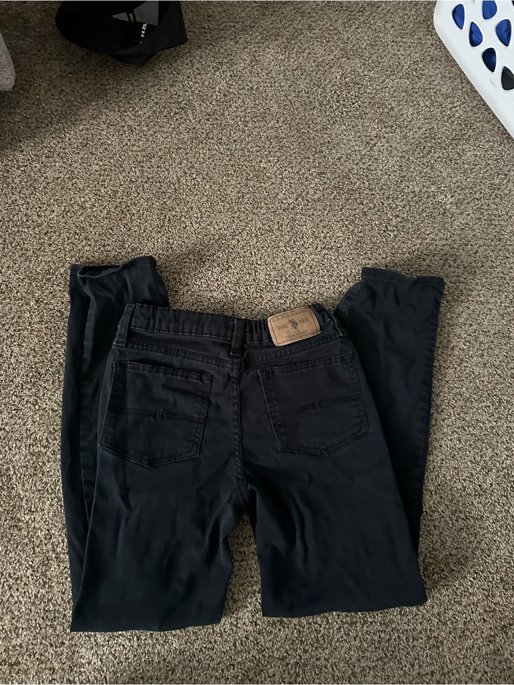 U.S. Polo Assn. Black Kids' Formal Pants